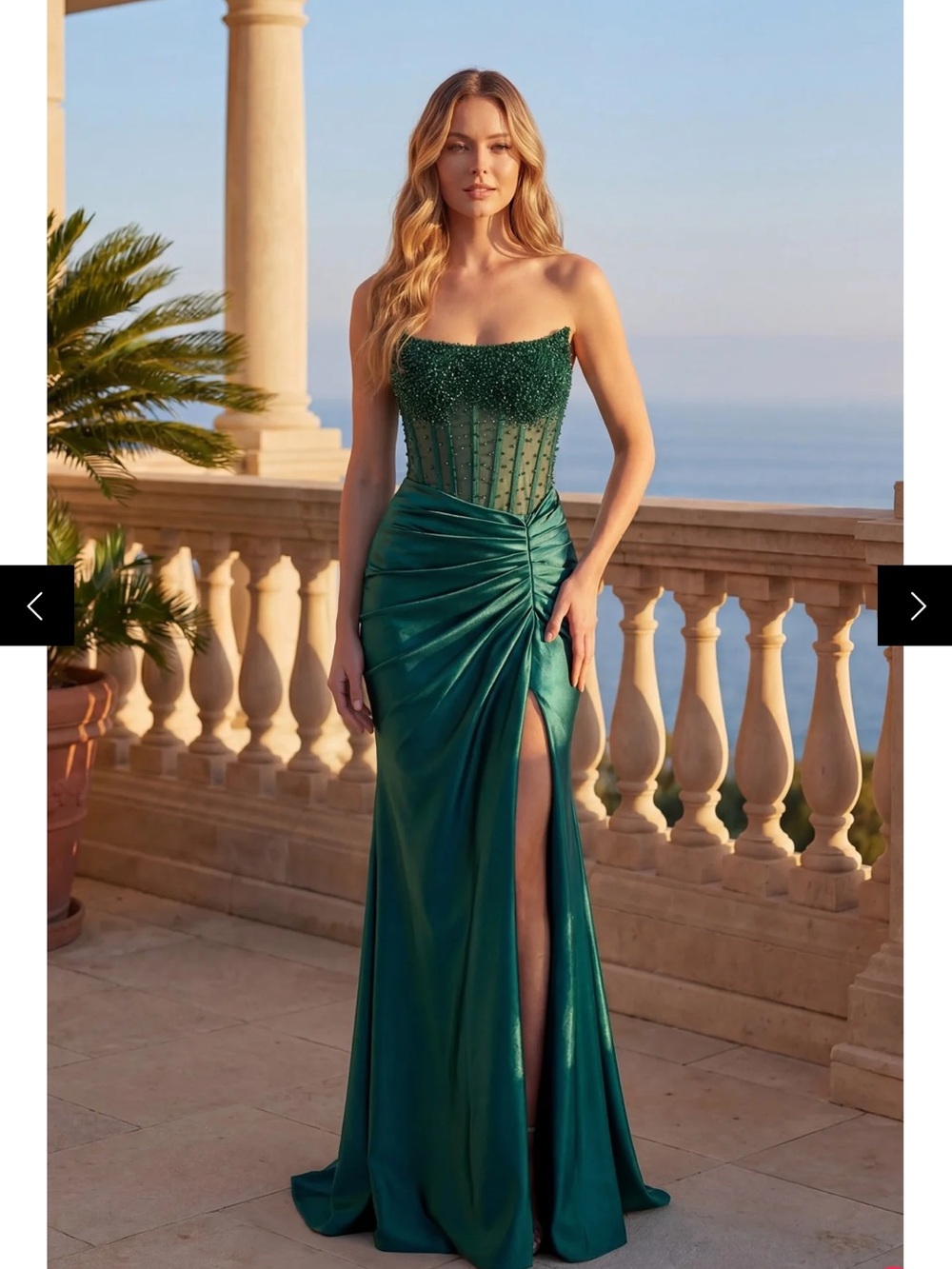Emerald Prom Gown